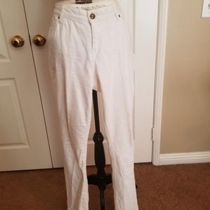 Express White Denim Pants